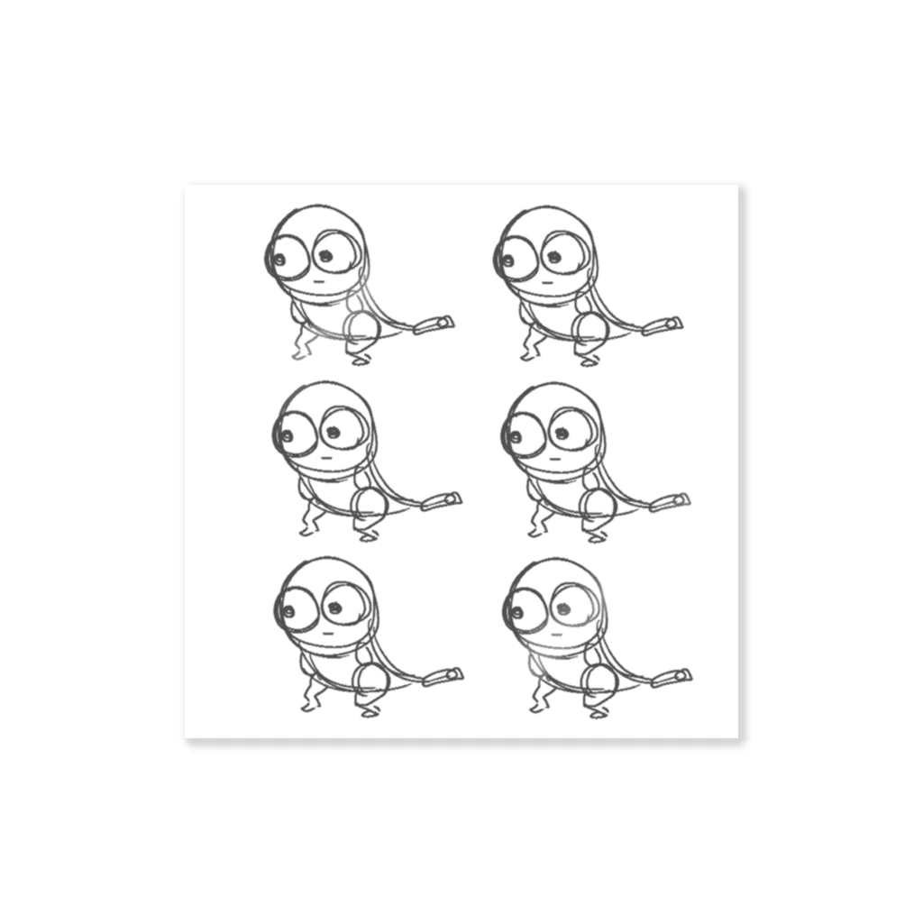 Shiraishi CenterのShirase San Sticker 3×3cm Sticker