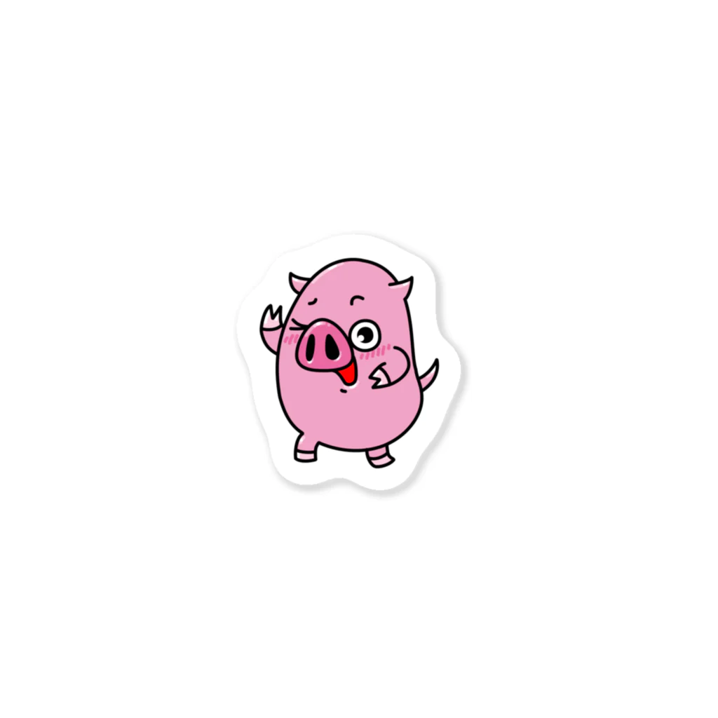 菊地ともみ🐽kikurinのポケっちょステッカー Sticker