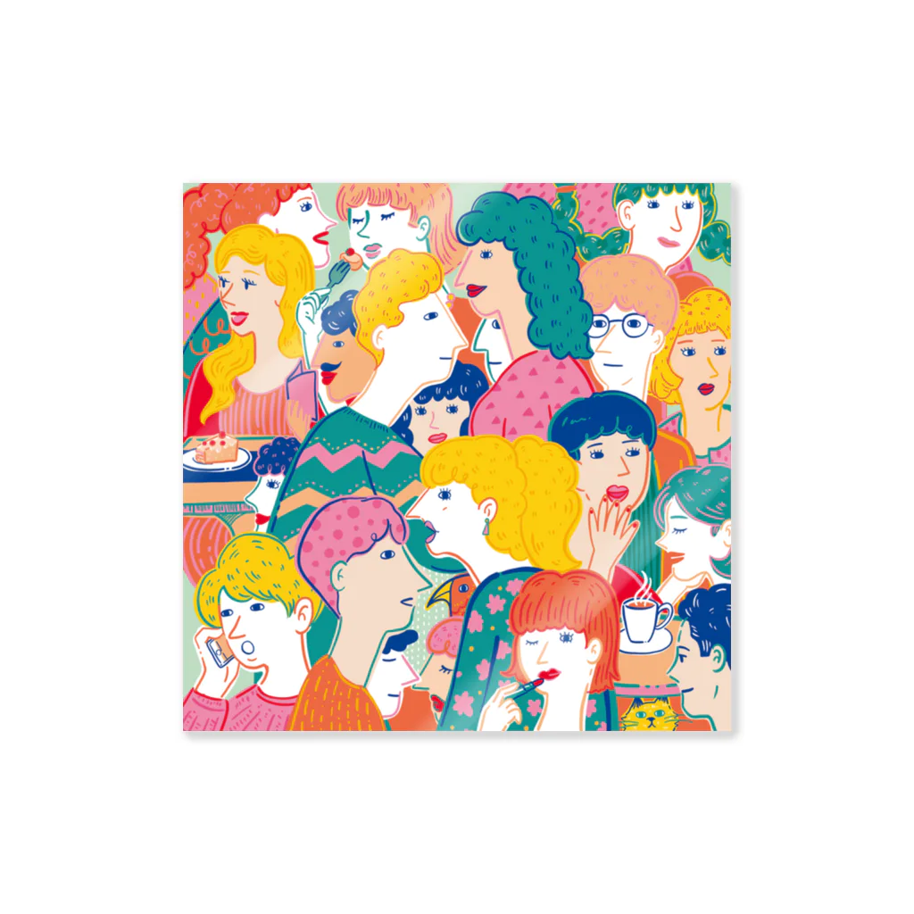 Maki Emuraのpleasant people Sticker