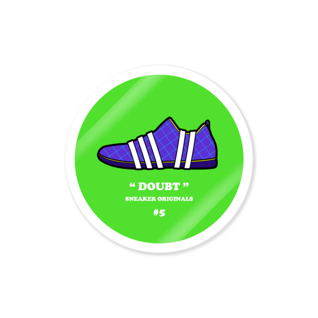 STUDIO FREEのSNEAKER ORIGINALS#5 DOUBT Sticker