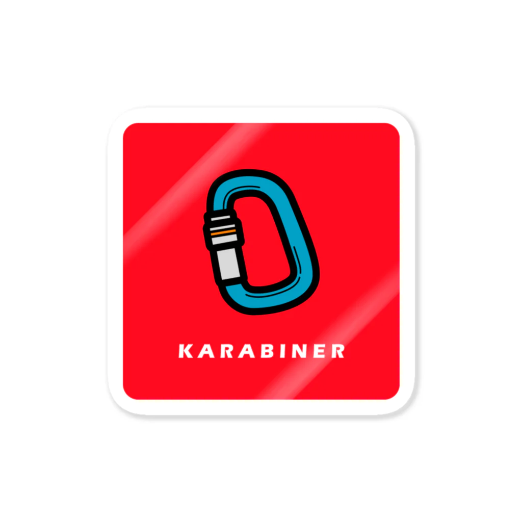 STUDIO FREEのKARABINER ステッカー