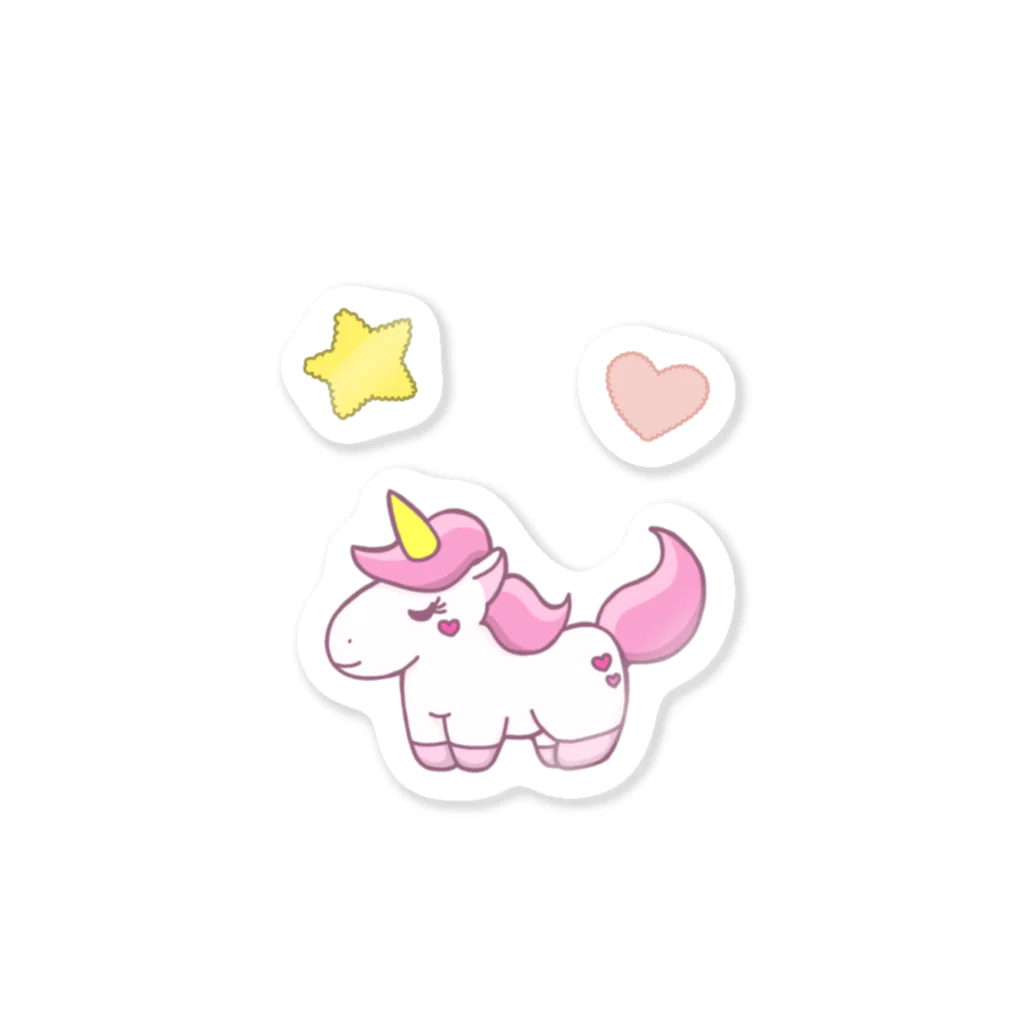 えびのおすしやさんのゆめかわユニコーン🦄🌈 Sticker
