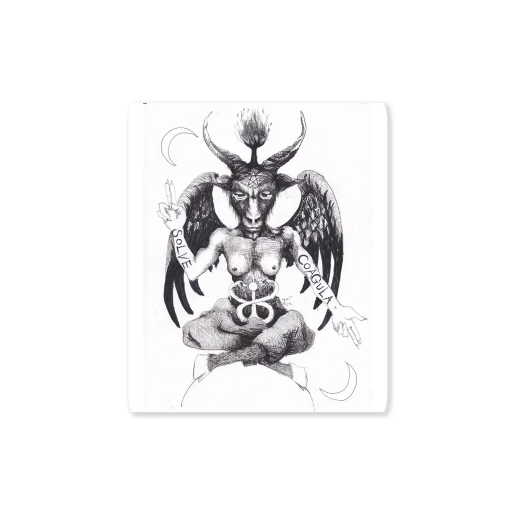 AnomaliA-NachiのBaphomet Sticker