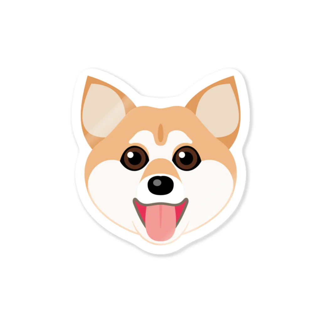 kimchinのかわいい柴犬 Sticker