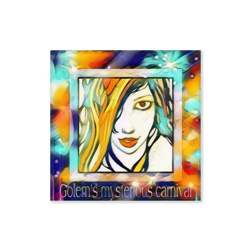 Golem オリジナル アートグッズ店のGolem mysterious carnival～幻淵 version Sticker