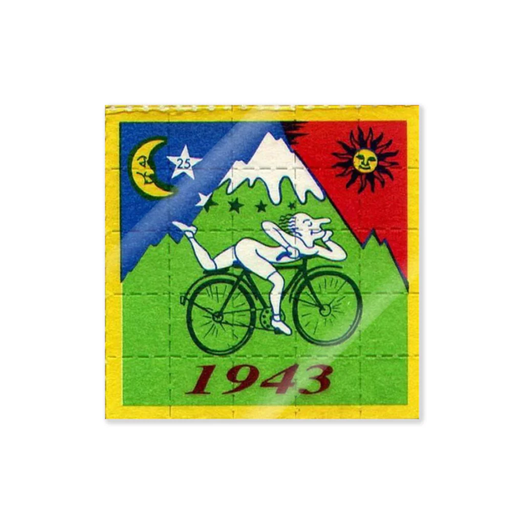 world wide sutinのホフマン🔵🌜⭐︎🚴‍♂️🟢🗻🌞🔴 ステッカー