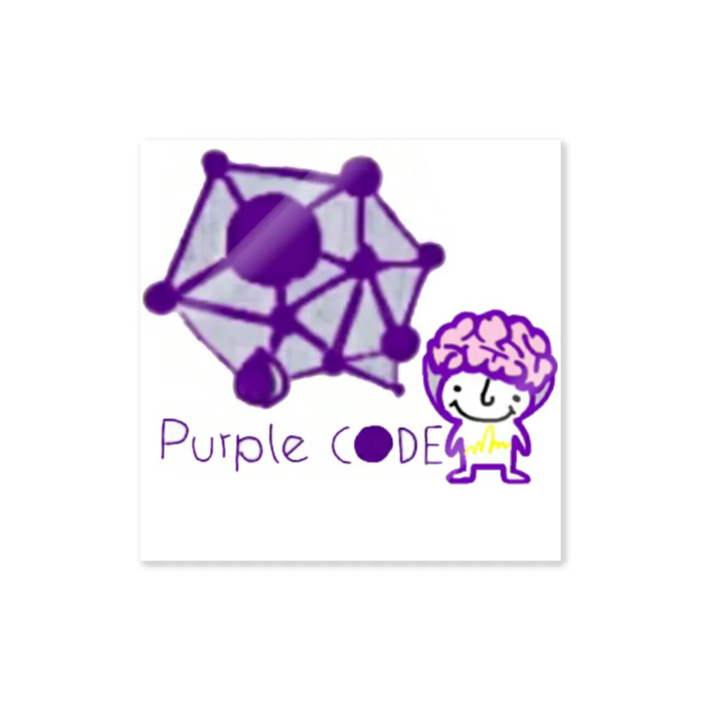 NPO法人 Purple Codeのむらさき　のうさま2　雑貨 Sticker