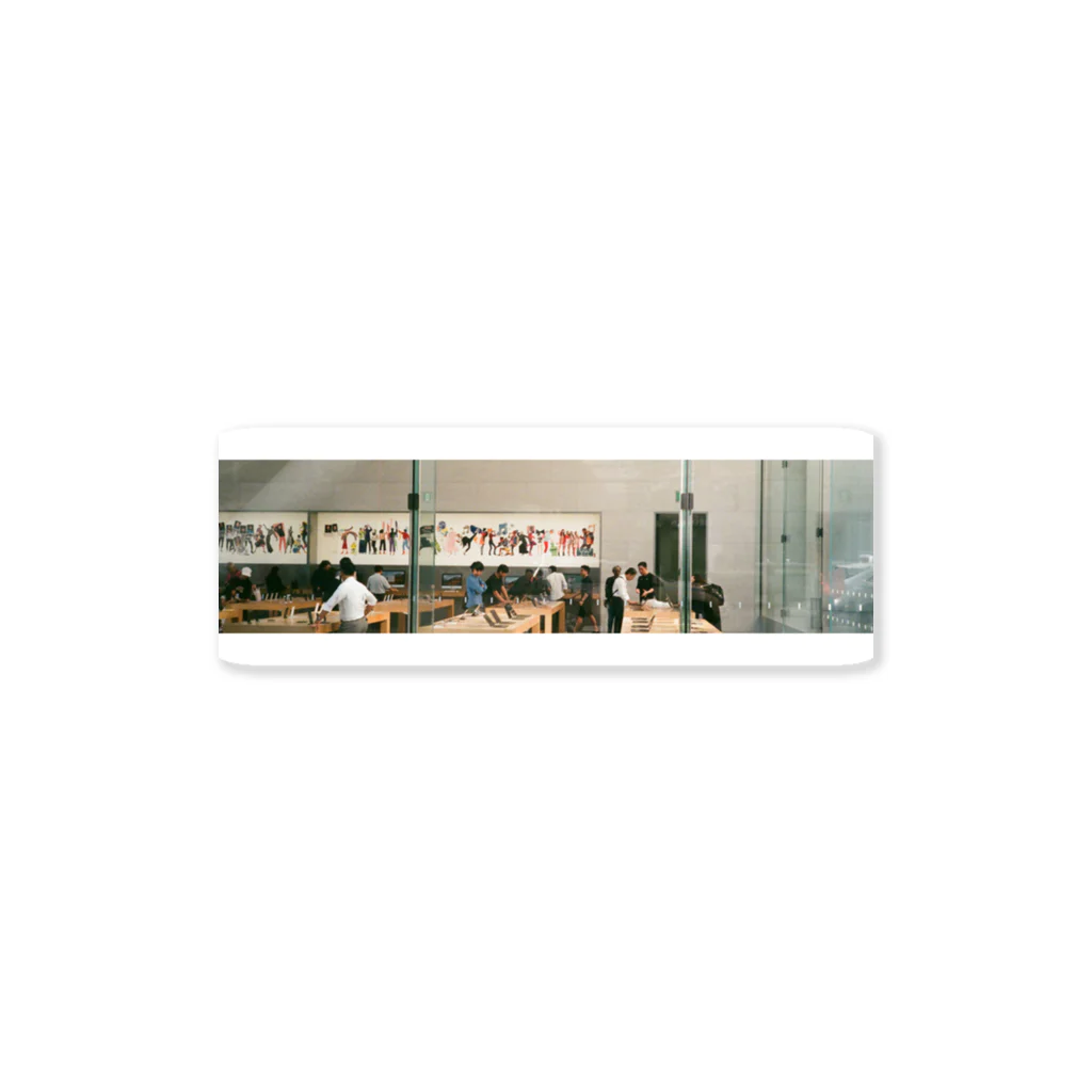 qqq shopのapple store Sticker