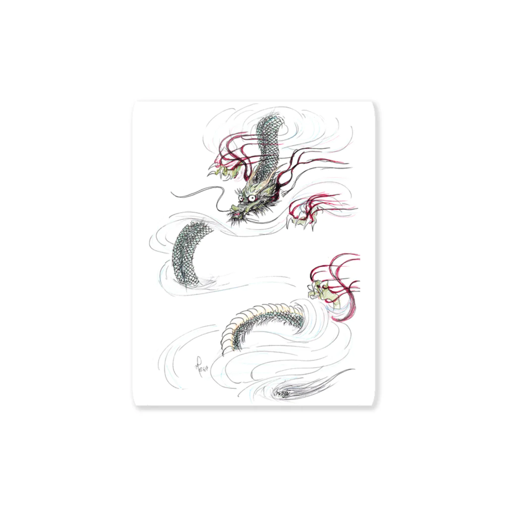 AnomaliA-Nachiの和風ドラゴン　Japanese Dragon Sticker