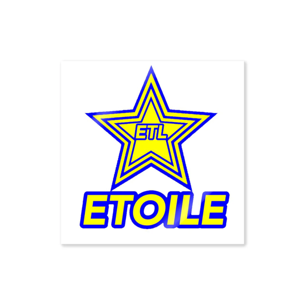 たっちゃんのTeam  ETOILE チームロゴステッカー ステッカー