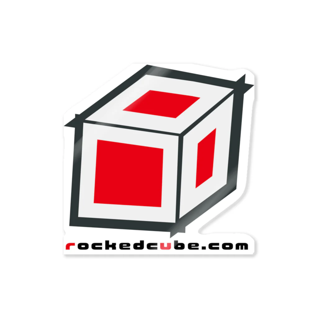 rockedcubeのキューブ ステッカー