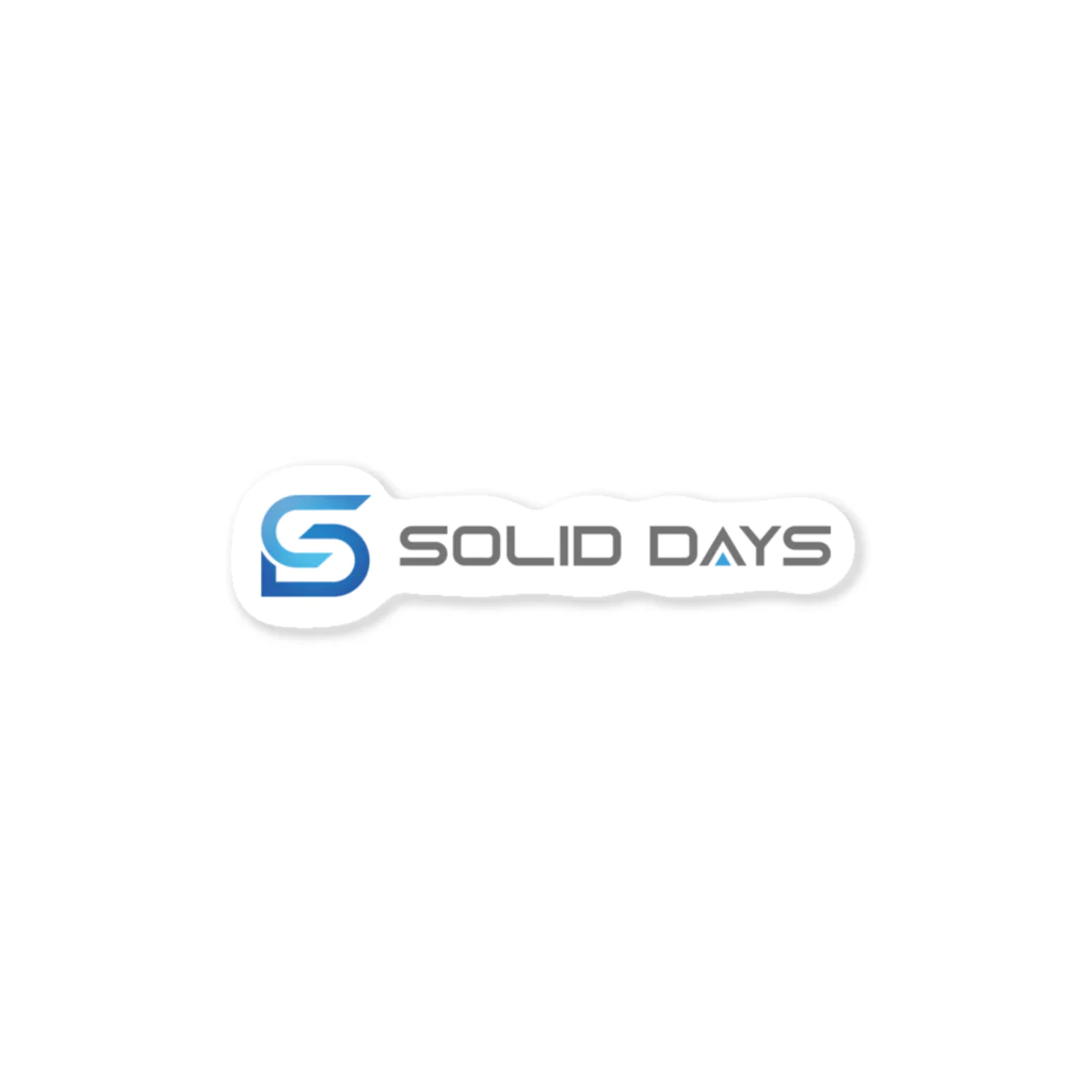 SOLID DAYS グッズショップのSOLID DAYS 2019 横 ステッカー