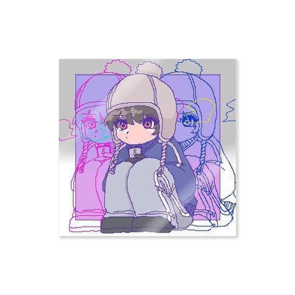 いしピの寒い子 Sticker