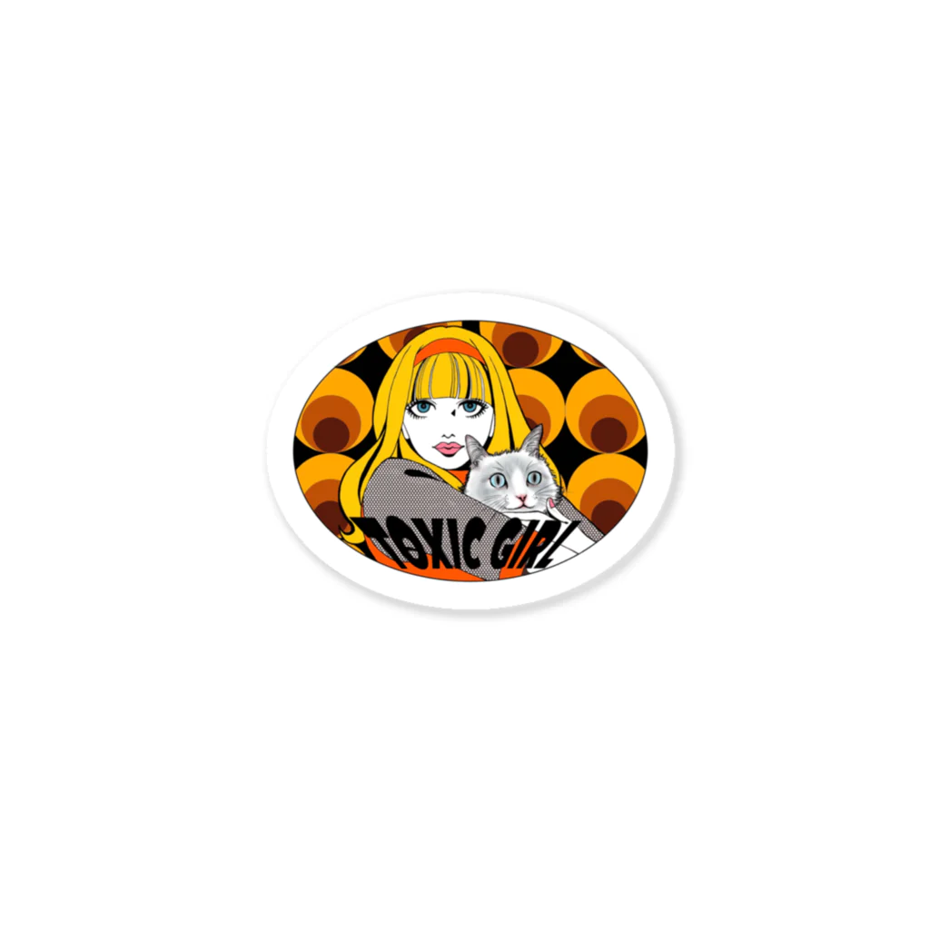 繭のTOXIC GIRL Sticker