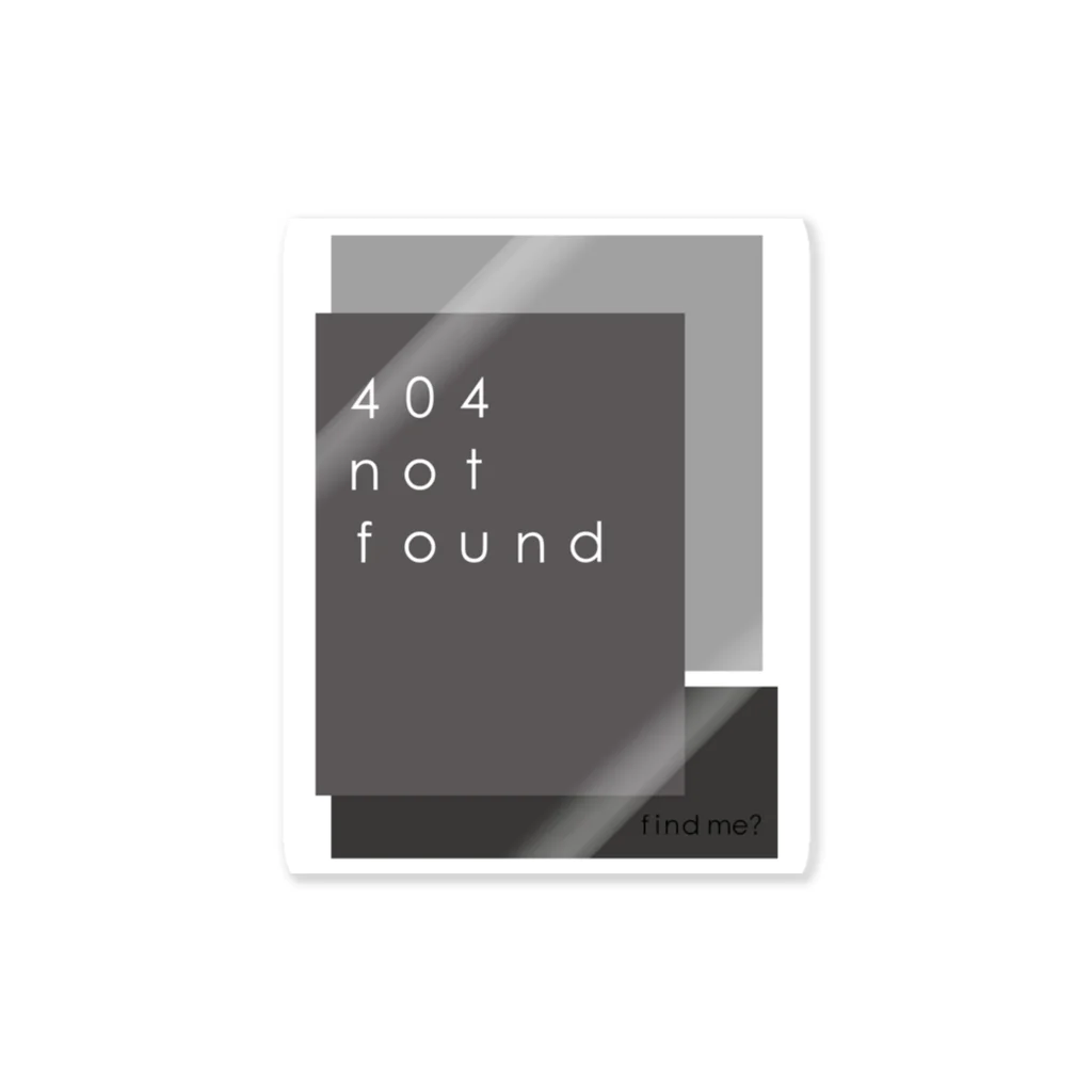 lynxの404 not found ステッカー