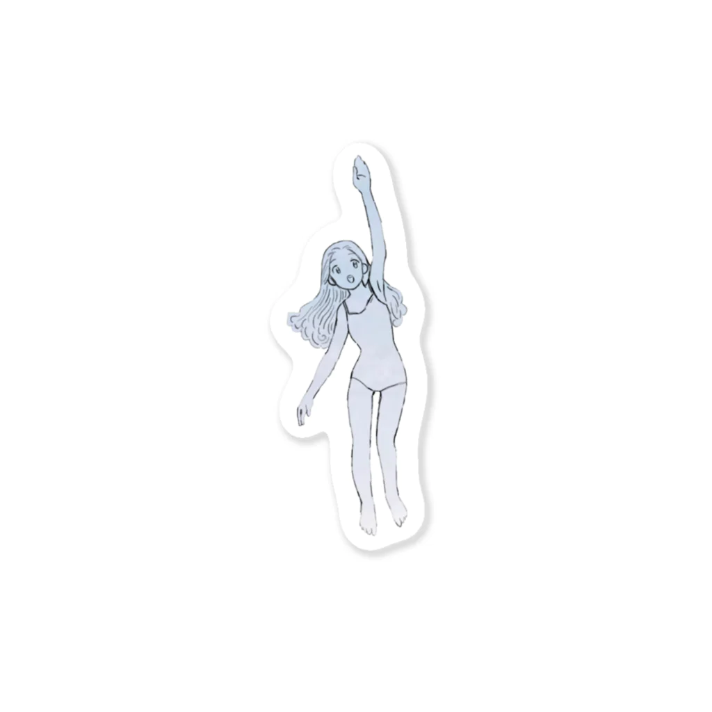 momo sasanoiのswimmer  Sticker