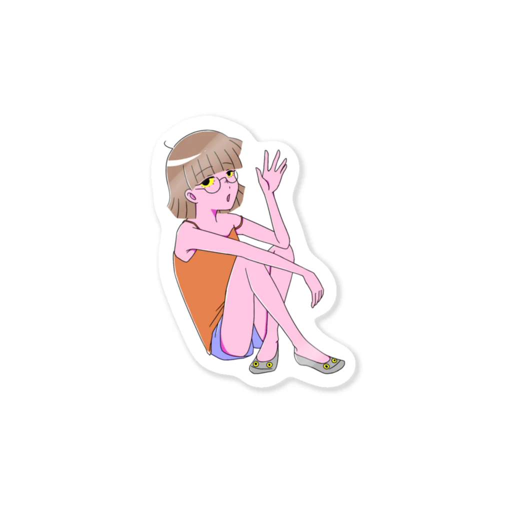 Sugarのだらしないオハヨウ女子 Sticker