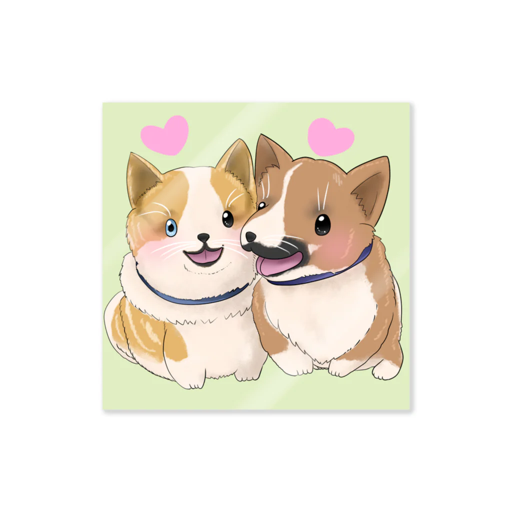 ikiterudayoのコーギーのステッカー Sticker