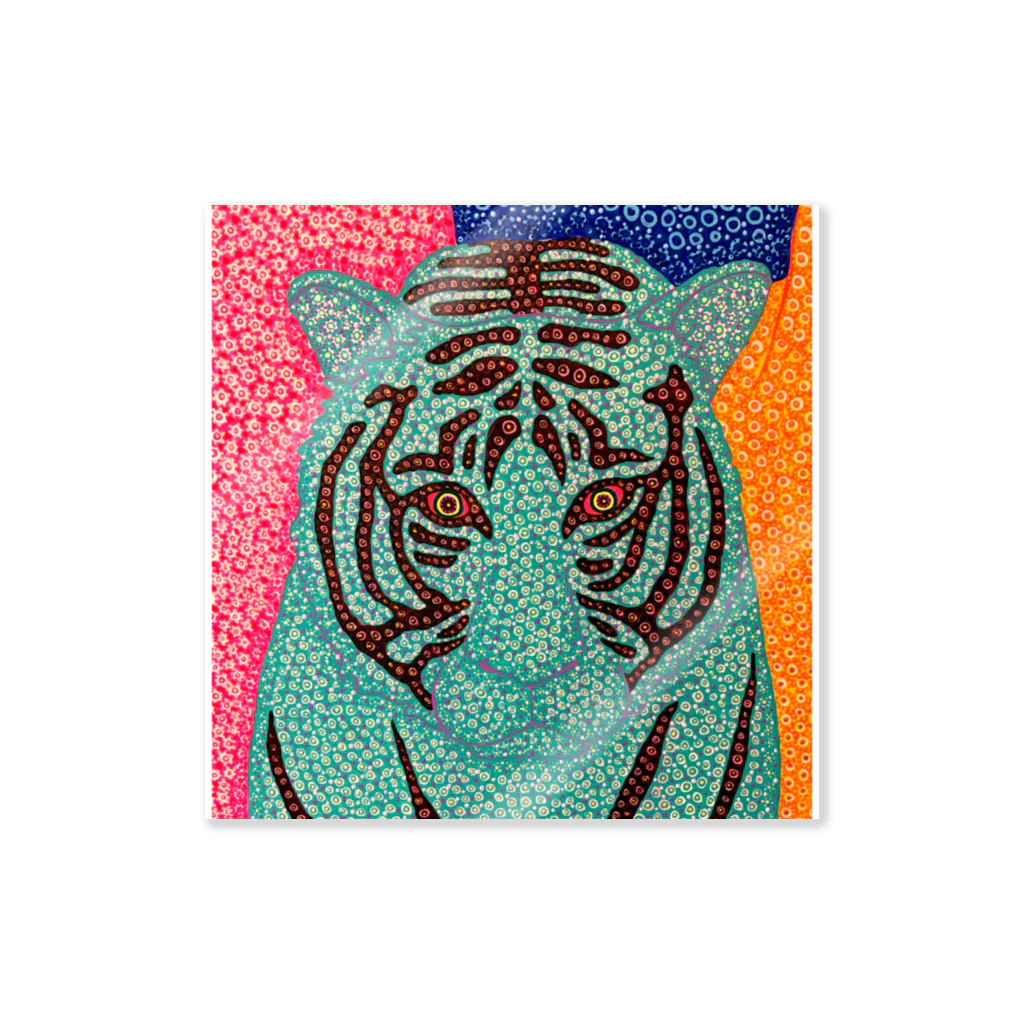 MASAKO SUZUKIのトラ　カラー Sticker