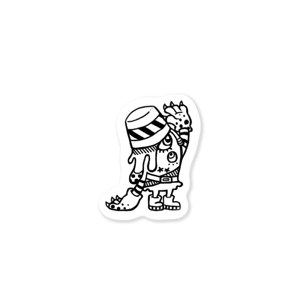 さびぬき。のバケツモンスター Sticker