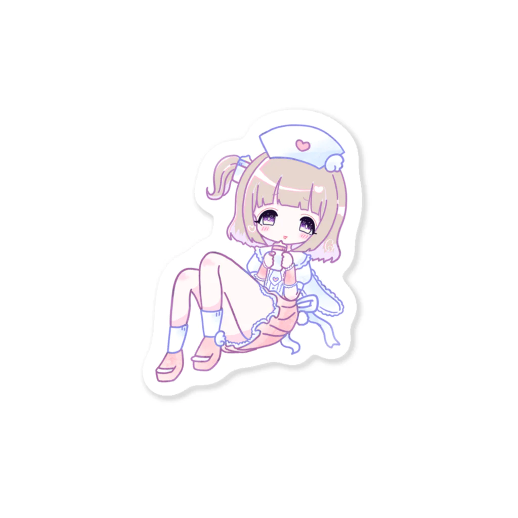 💉🍓苺谷みる🍓💉の苺谷みるのみるくごきゅごきゅ Sticker