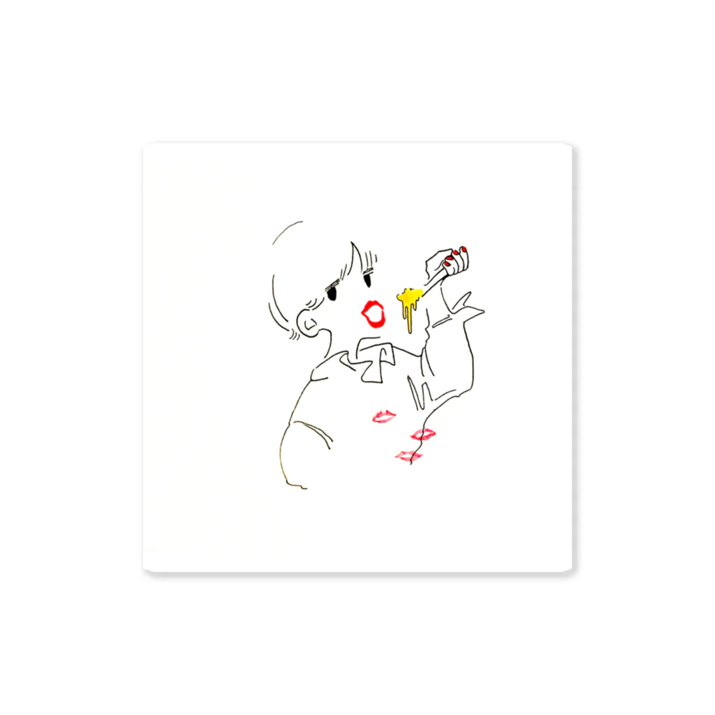 yumeta_rou_2のスパゲッティの女 Sticker