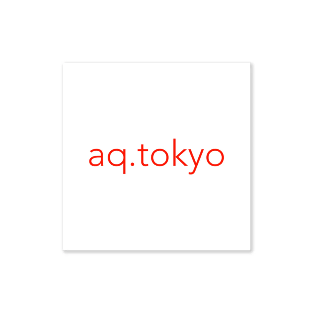 AQBABY@HMJ冬D-92両日のaq.tokyoロゴ Sticker