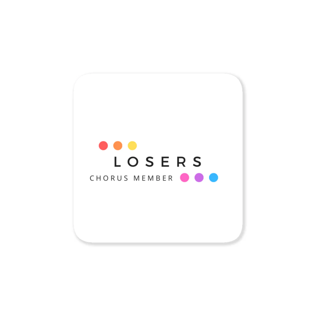 chorus7loveのlosers ステッカー