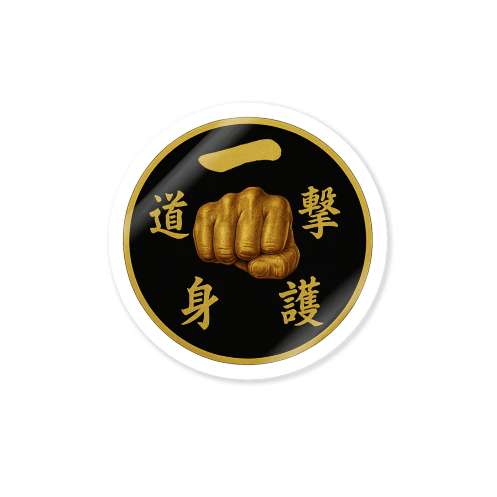 IchigekiGoshindoの一撃護身道　Tシャツ　ステッカー　キーホルダー Sticker