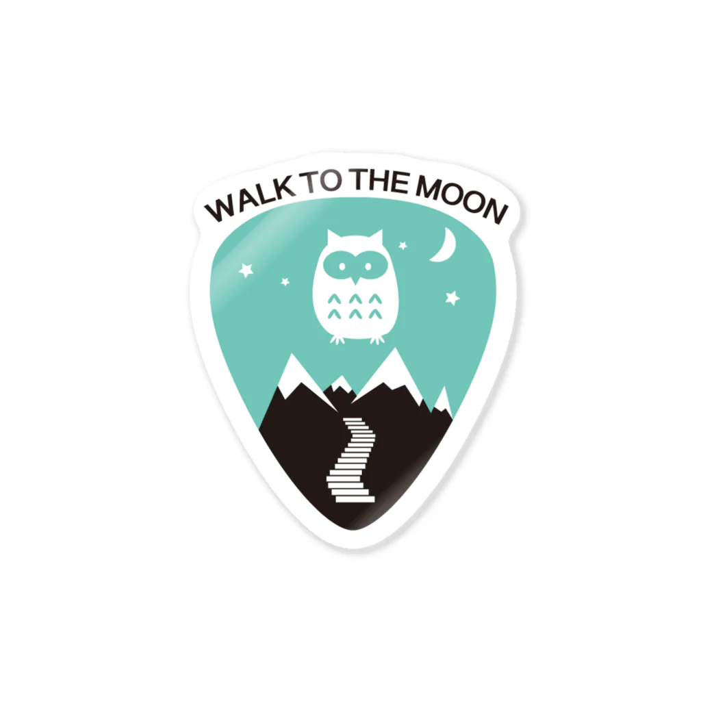 12のWALK TO THE MOON Sticker