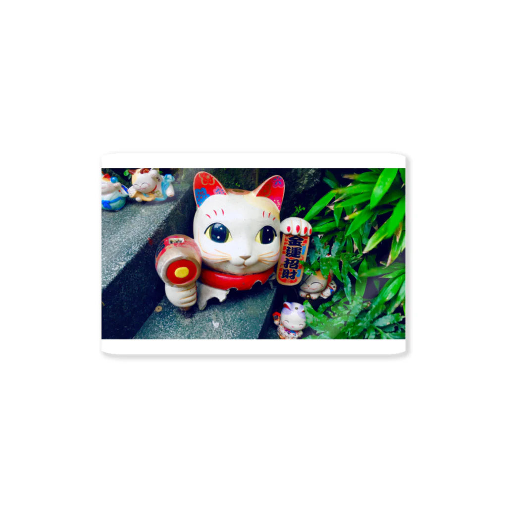 乾物のMANEKINEKO ステッカー