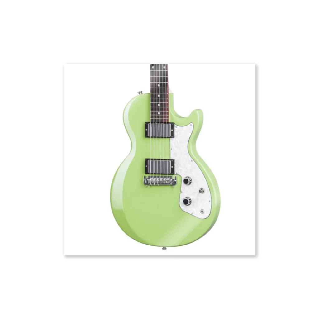 manekineko Marketの緑ギター ステッカー