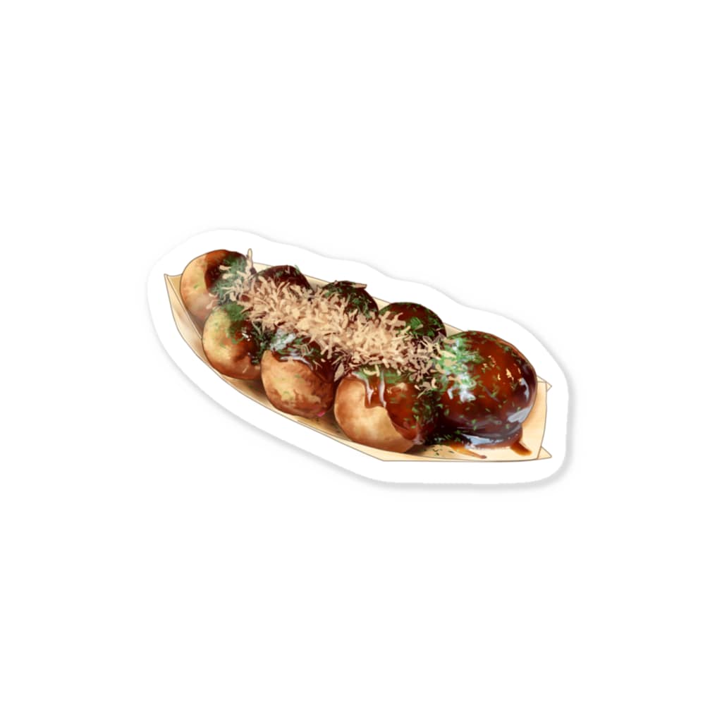 食べ物イラスト たこやき おいしそうなフリーイラスト屋 Oishiso おいしそ Oishiso Oishiso のステッカー通販 Suzuri スズリ 食べ物イラスト たこやき おいしそうなフリーイラスト屋 Oishiso おいしそ Oishiso Oishiso のステッカー通販 Suzuri スズリ