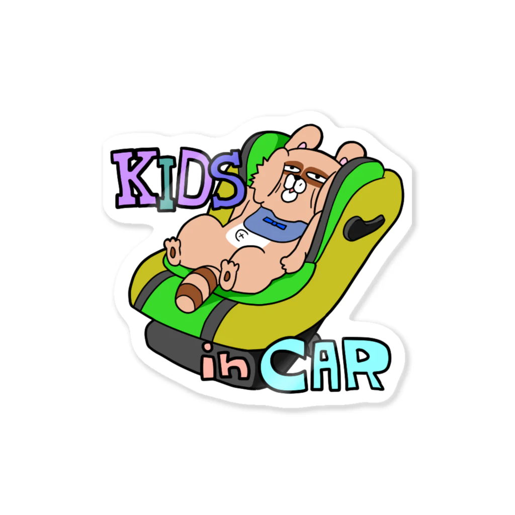 ぽこたろーのKIDS in CAR–２  ステッカー