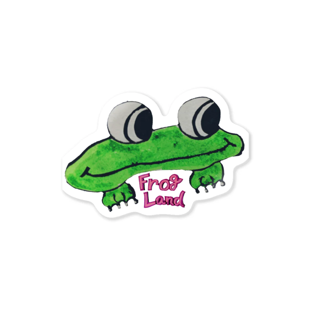 ChikoFactoryのFrogLand Sticker