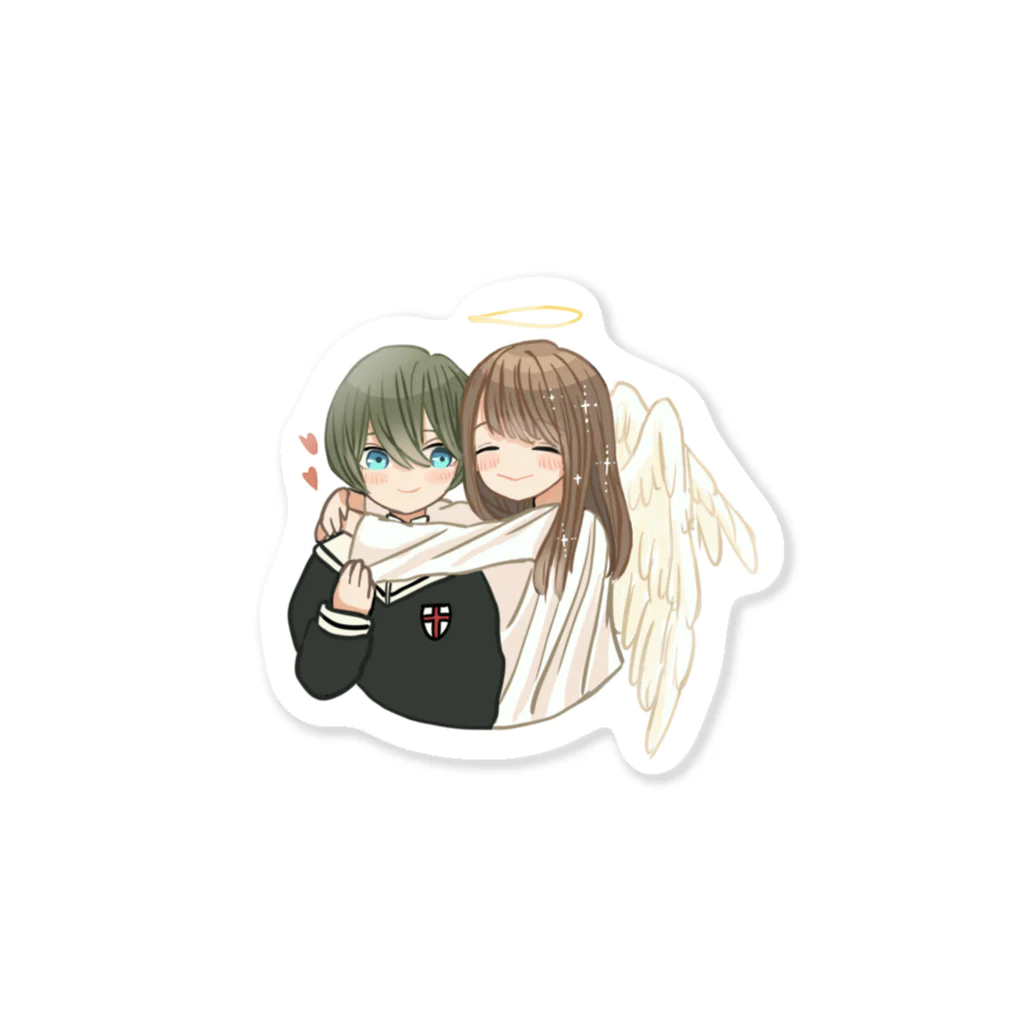 riku_hydrangeaのルフエリ(ハグ)  Sticker