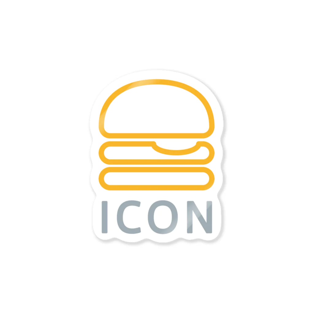 ICONのICONロゴ Sticker