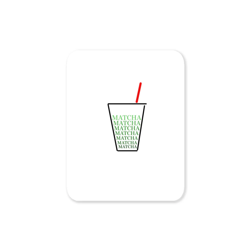 pin_maruの部屋。のmatcha  latte Sticker