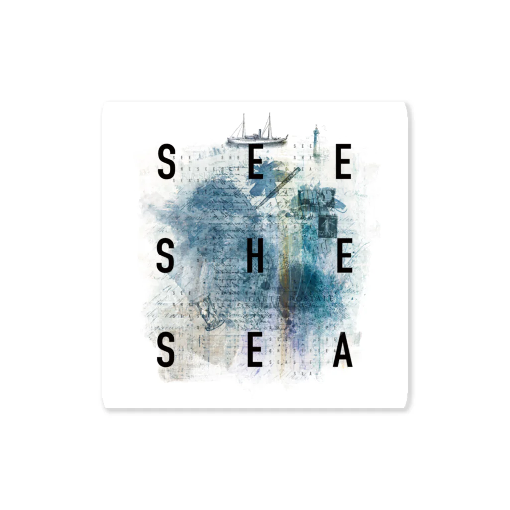 いちろーのSEE SHE SEA ステッカー