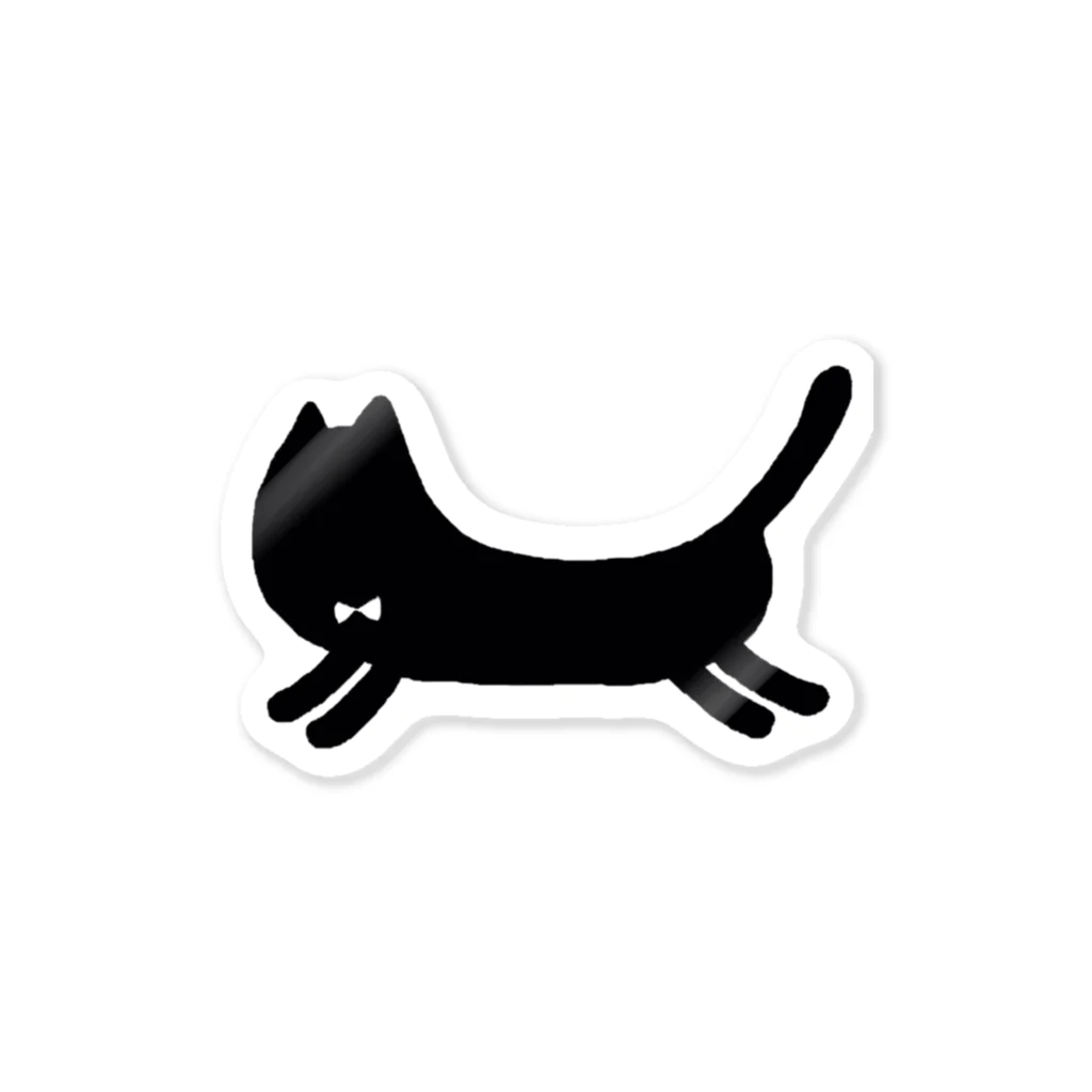 🙆🙆🙆shopのくろねこ Sticker