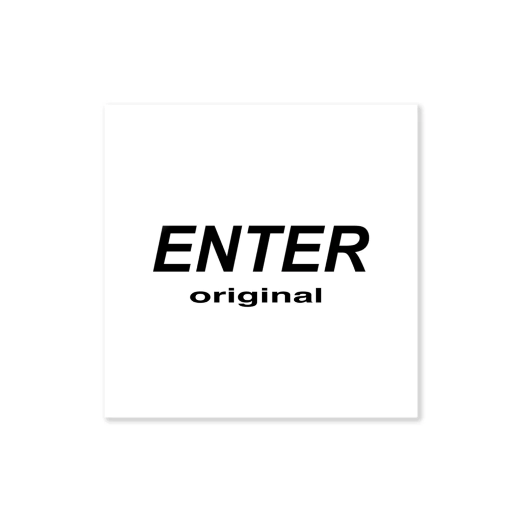 타이신のENTER ステッカー