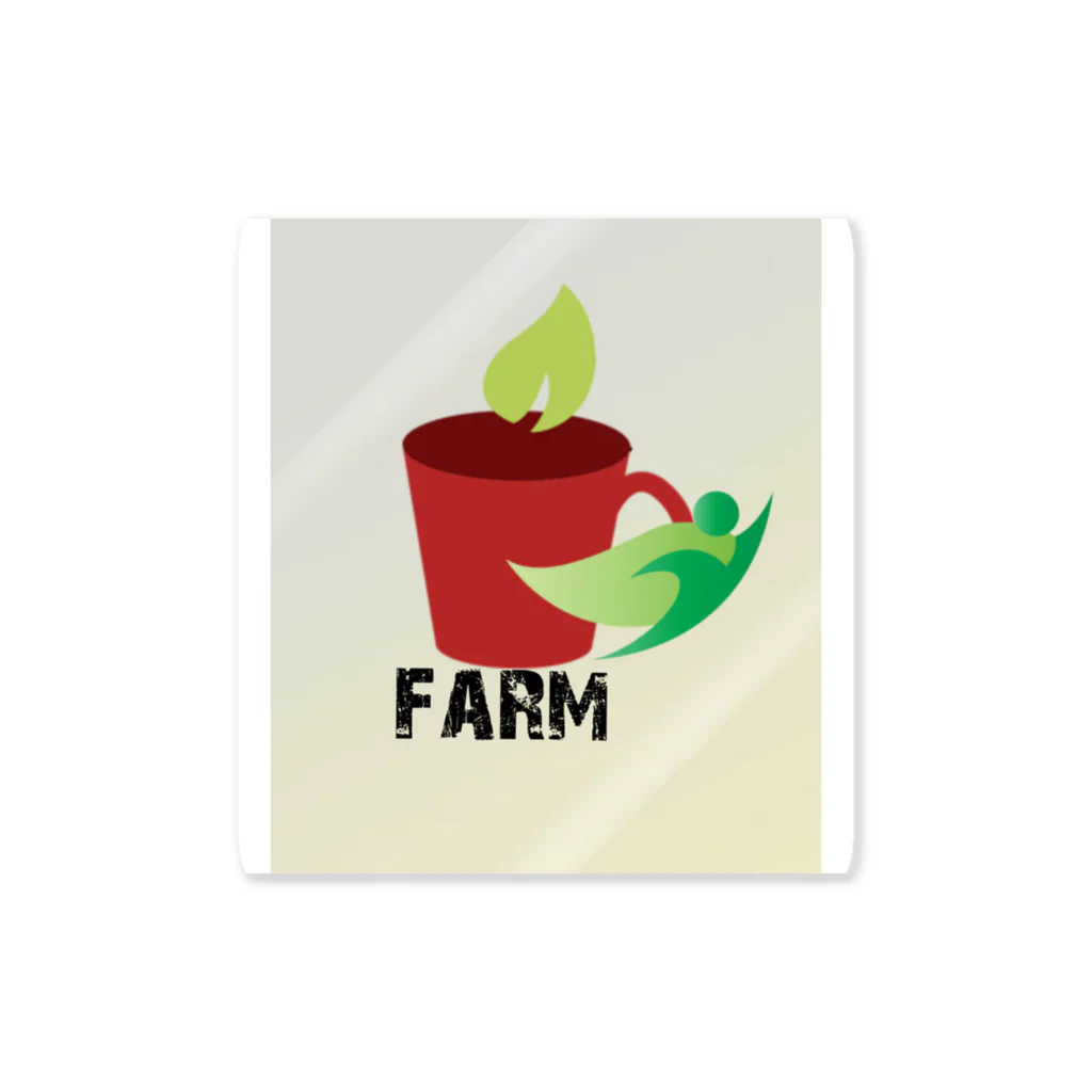 j&yGROWshopのfarmマンのナチュシリーズ ステッカー