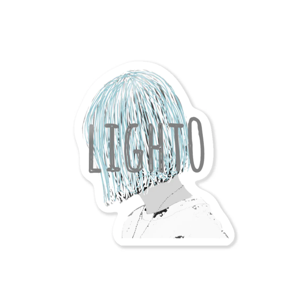 light_________0のオリジナルステッカー Sticker