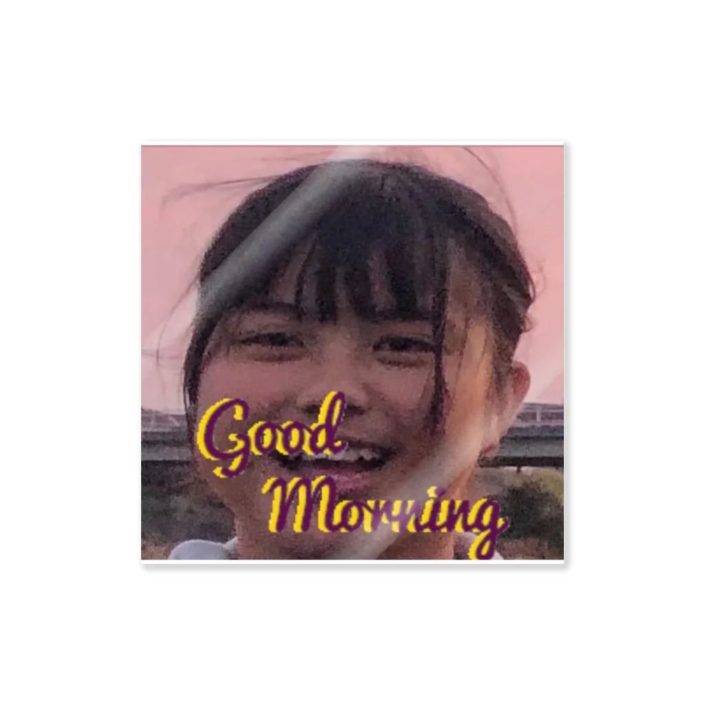 みどりのgoodmorningぽちゃ ステッカー