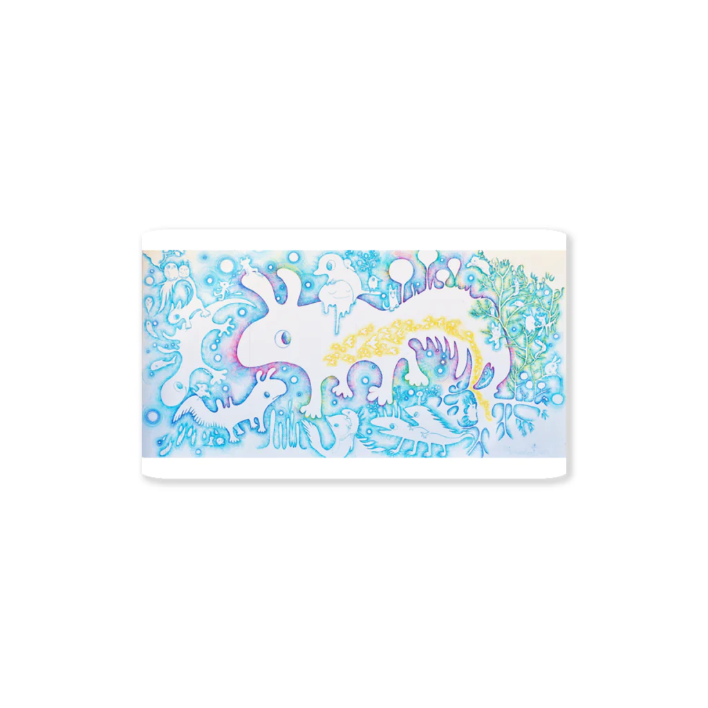 ミズホドリの壁らくがき 06 Sticker