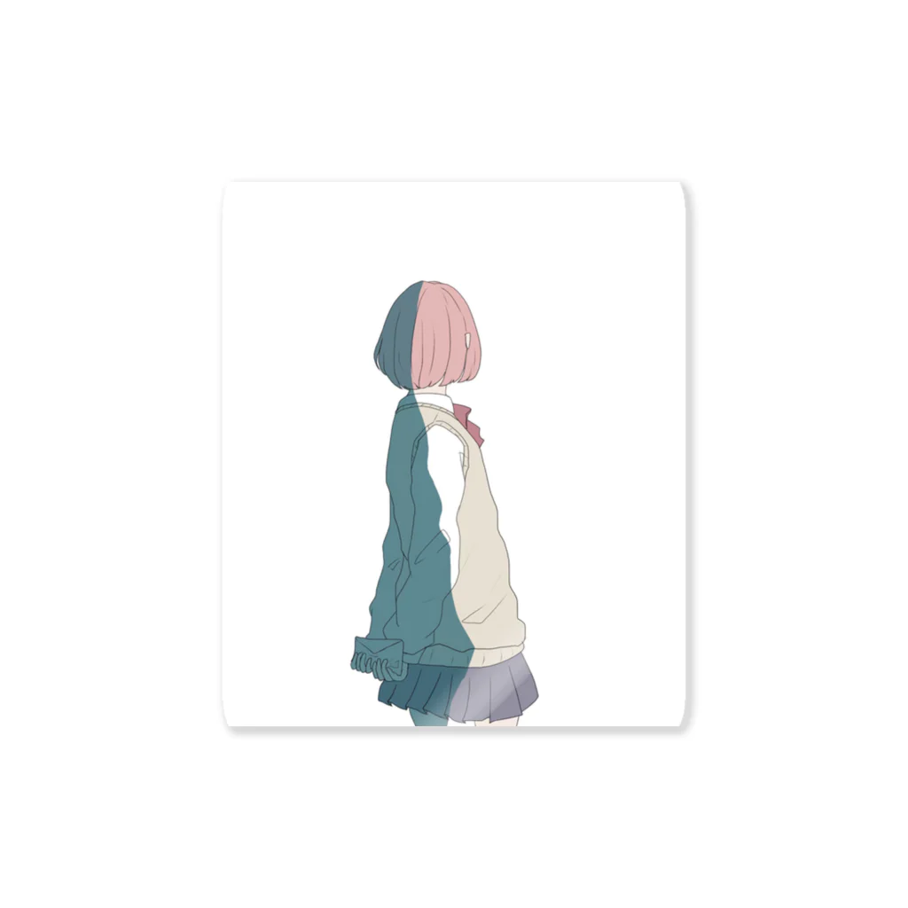 少女の片想い少女 Sticker