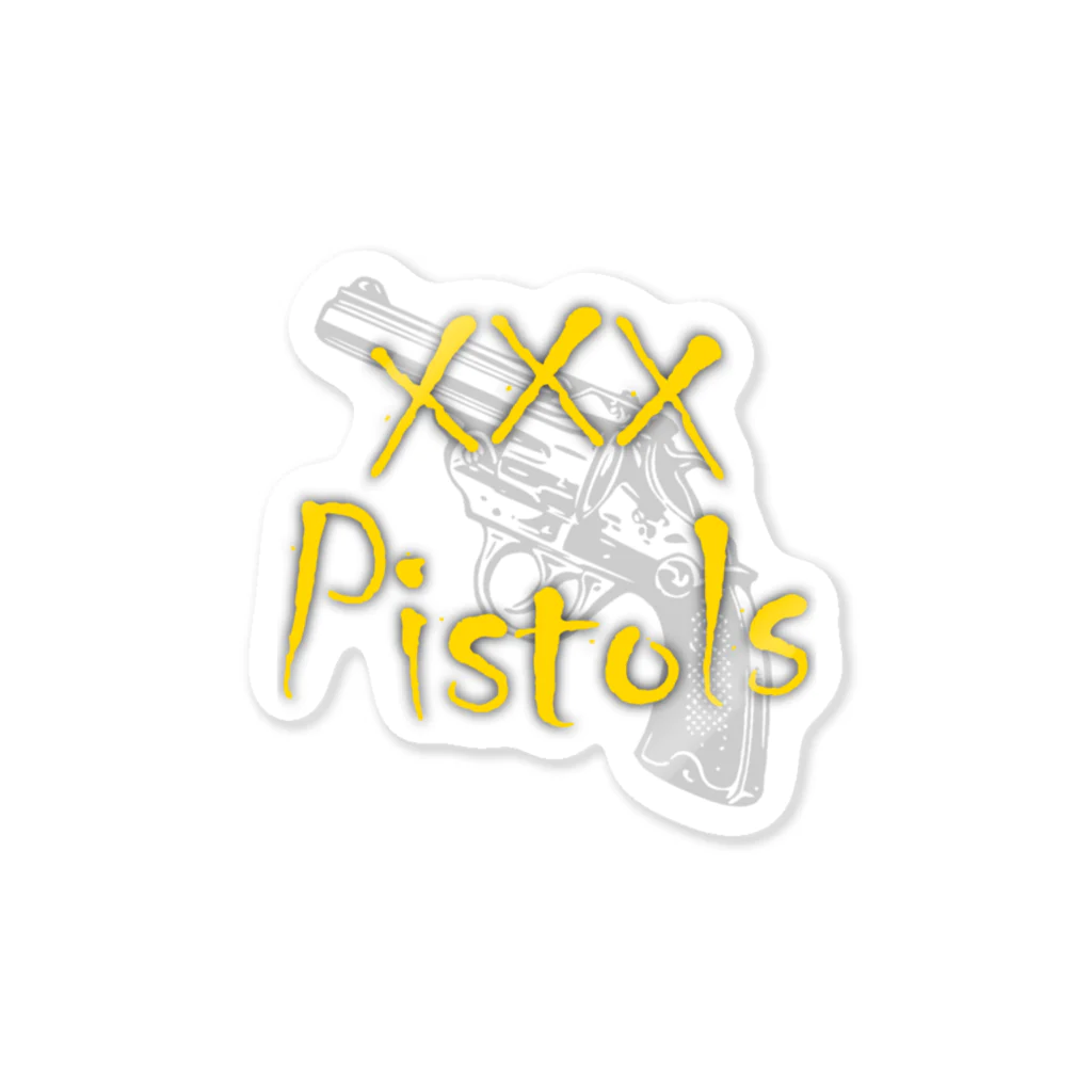 鐘真庵 SUZURI店のxxxPistols ステッカー