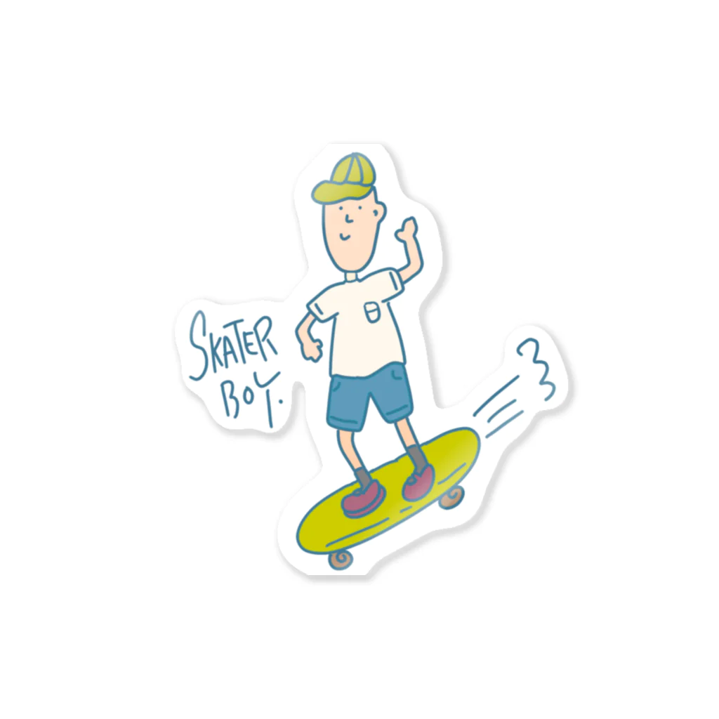 Superのskater boy Sticker