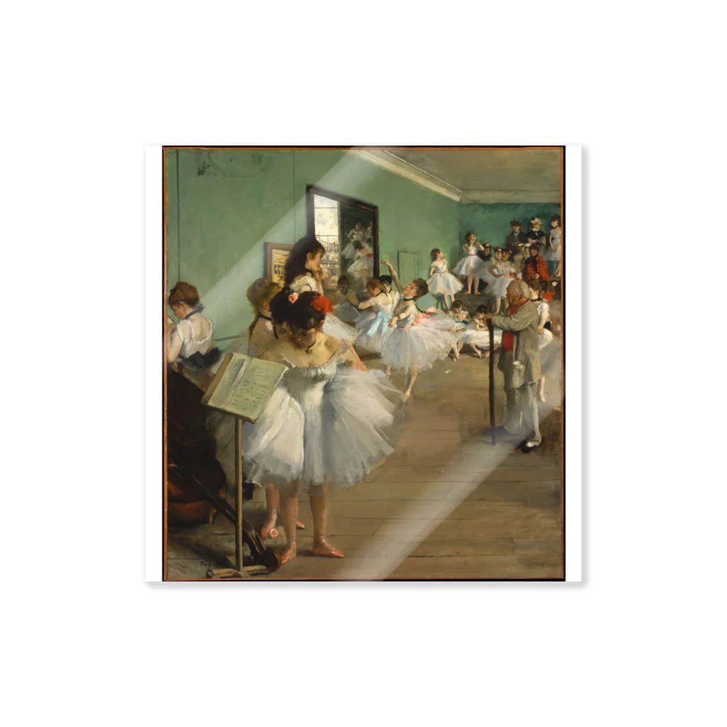 Art Baseのダンス教室 / エドガー・ドガ(The Dance Class 1874) ステッカー