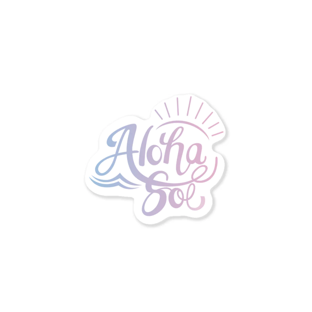 AlohaSolのAlohaSol Original Logo Sticker